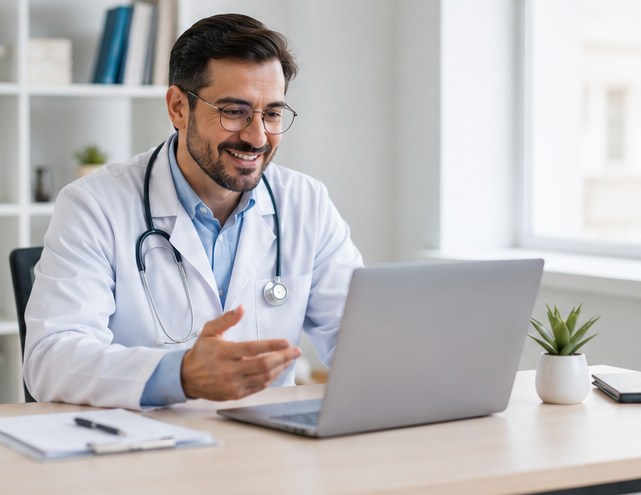 Profesional del consultorio digital de ASSPE
